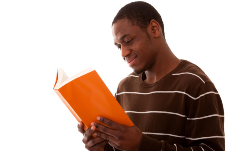 man reading